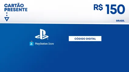 R$150 PlayStation Store - Cartão Presente Digital + Bônus de 2XP Duplo COD Warzone