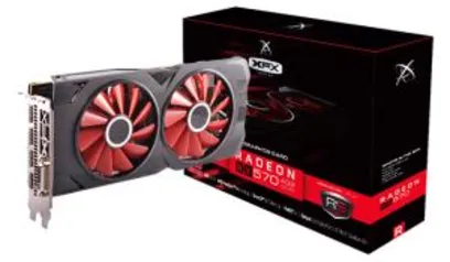 PLACA DE VÍDEO XFX RADEON RX 570 4GB OC+ RS XXX EDITION RX-570P4DFD6 DDR5