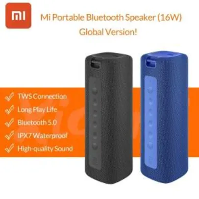 Caixa de Som Bluetooth Xiaomi 16W à Prova d’água - R$251