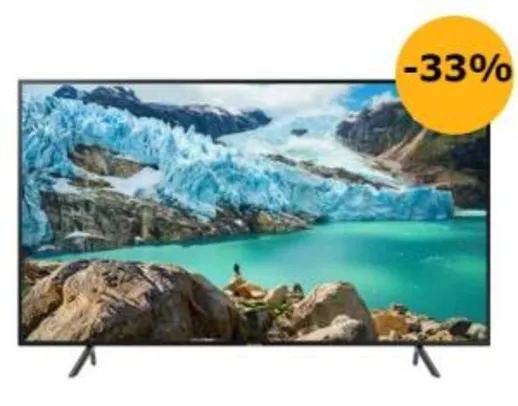 Smart TV LED 65" UHD 4K Samsung 65RU7100 | R$2.999