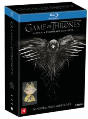 Blu-Ray Game Of Thrones - 4ª Temporada + Boneco Joffrey - Edição Limitada - 5 Discos - R$60