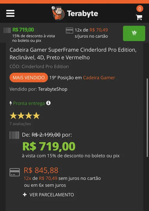 Imagen na descrição da promoção