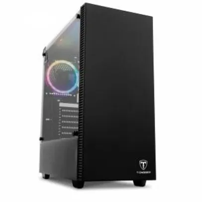 (CC Shoptime R$212,48) Gabinete gamer T-Dagger Cube R$212