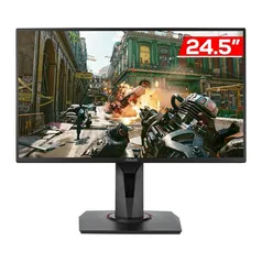 Monitor Gamer 165Hz Asus VG258QR, 24.5 Pol. tn, fhd, 1ms, G-Sync, FreeSync Premium, hdmi/dp, VG258QR