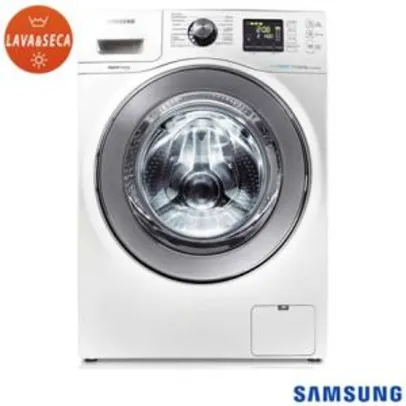 Lava & Seca 10,1 Kg Samsung Seine Eco Bubble Branca com 14 Programas de Lavagem - WD106UHSAWQ - SGWD106UHSAWA