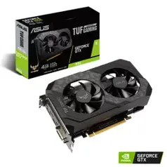 Placa de Vídeo Asus, TUF Gaming GeForce, GTX 1650 Dual, 4GB, GDDR6, 128Bit, TUF-GTX1650-4GD6-GAMING