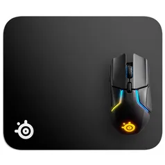 Mousepad Gamer Steelseries QCK, Pequeno 250x210mm, Preto - 63004