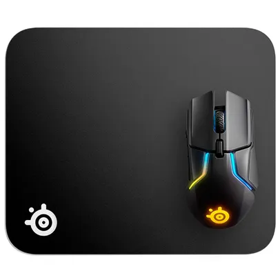 Mousepad Gamer Steelseries QCK, Pequeno 250x210mm, Preto - 63004