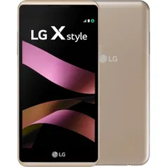 Smartphone LG X Style Dual Chip 5" 16GB 3G/4G/Wi-Fi Câmera 8MP - Dourado - R$476