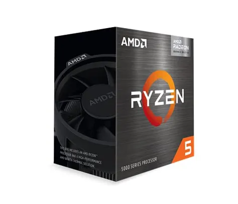 Processador AMD Ryzen 5 5600G 3.9 até 4.4GHZ 19MB AM4 Wraith Stealth Radeon - PN:100-100000252BOX