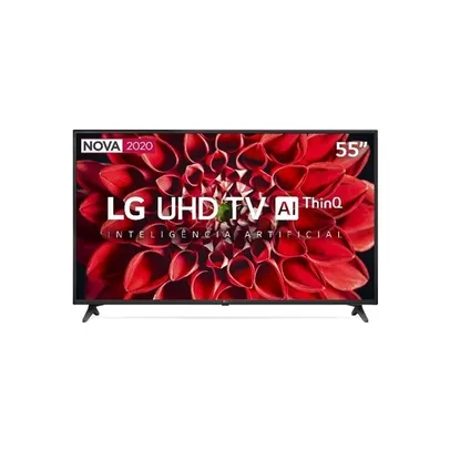 Smart TV LG 55" 55UN7100psa 4K UHD Wi-Fi Bluetooth HDR Inteligência Artificial Thinq Ai Google Assistente Alexa Iot