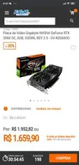 Placa de vídeo rtx 2060 - R$1.660