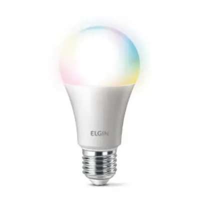 [Prime] Smart Lâmpada Led Colors, 10w Bivolt Wi-FI - Elgin | R$ 90