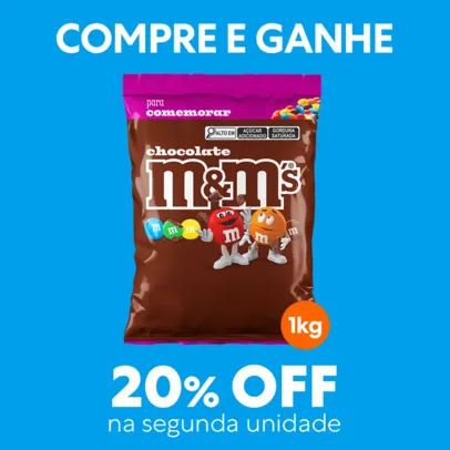 CHOCOLATE M&MS AO LEITE - 1KG