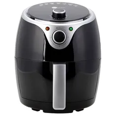 [AME 199,99]Fritadeira Elétrica Air Fryer 3,5L Preta - Fun Kitchen