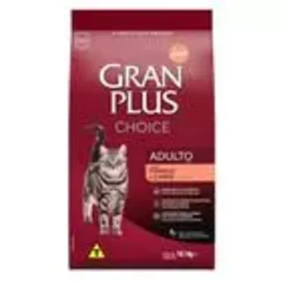 Ração Gran Plus Choice para Gatos Adultos Sabor Frango e Carne 10,1 kg