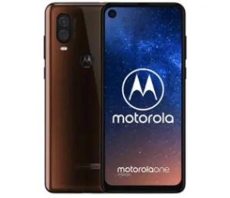 Smartphone Motorola One Vision XT1970-1 128GB 6,3" Dual 4G | R$1600