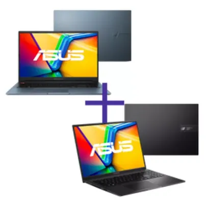 Kit Notebook ASUS Vivobook Pro 15 K6502HC-LP095W Quiet Blue + Vivobook 16X K3605ZF-N1298 