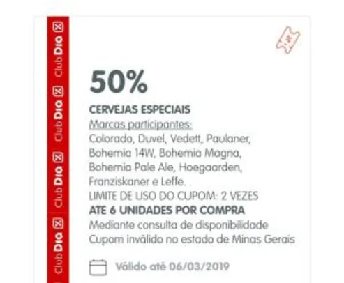 Colorado e outras cervejas com 50% de desconto no Clube Dia