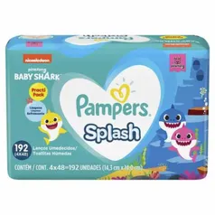 Lenços Umedecidos Pampers 192 Unidades | R$15