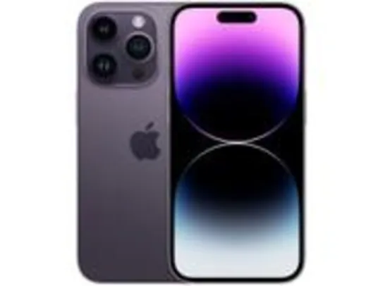 (Cliente Ouro + Magalupay) Apple iPhone 14 Pro 128GB Roxo-profundo 6,1” 48MP