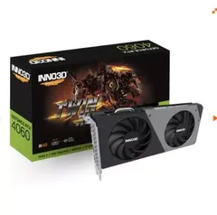 Placa de Vídeo INNO3D NVIDIA GeForce RTX 4060 TWIN X2, 8GB