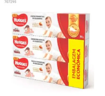 3 Unidades de Creme Para Assaduras Huggies 80g | R$30