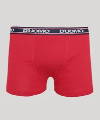 Cueca Masculina Duomo Boxer Vermelha