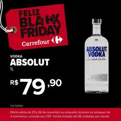 Vodka Absolut - 1 litro