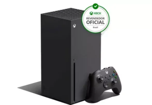 [FastPrime R$3597]Console Xbox Series X Microsoft com 1TB SSD e 01 Controle