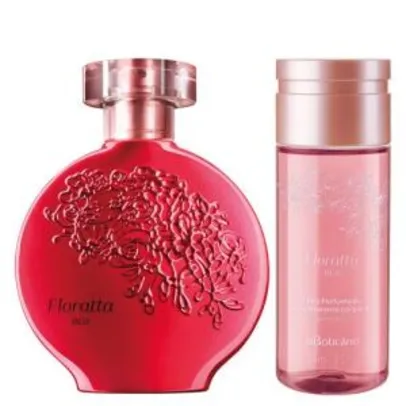Combo Floratta Red: Desodorante Colônia + Óleo Perfumado Corporal R$120