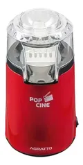 Pipoqueira Eletrica Pop Cine Dosador 1200w Vermelha Agratto