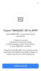 [Selecionados] R$ 200 OFF no Mercado Livre acima de R$ 1999