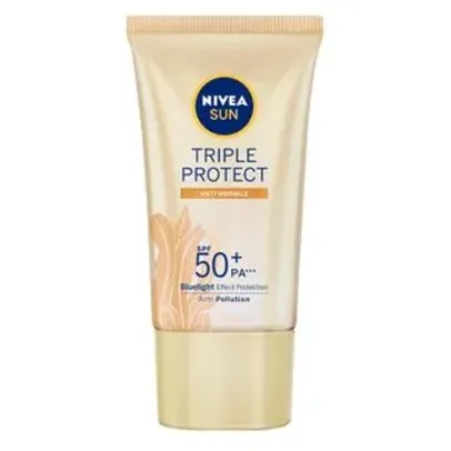 NIVEA Sun Protetor Solar Facial Tripla Proteção Antissinais Fps 50 - 40ml