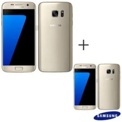 [Fastshop] 02 Smartphones Samsung Galaxy S7 Dourado a vista- R$3.994