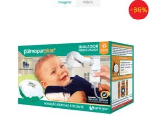 Nebulizador/Inalador Soniclear a Jato a Ar Pulmopar Plus - Branco/Verde | R$30