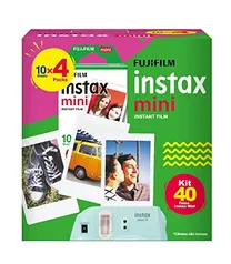 Fujifilm Instax Mini - Filme Com 40 Fotos, Borda Branca, Foto Colorida