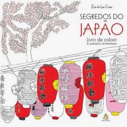 [Americanas] Livro para Colorir: Segredos do Japão - R$5,94