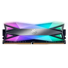 Memória XPG Gammix D60G, RGB, 8GB, 3200MHz, DDR4, CL16, Cinza - AX4U32008G16A-ST60