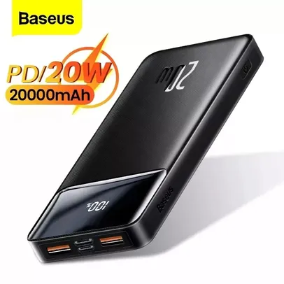 Baseus PD 15w 10000mah -Power Bank-Bateria externa-Carregador Portátil