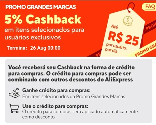 Imagen na descrição da promoção