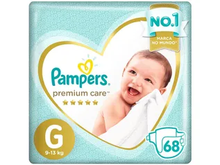 Fraldas pampers Premium Care .. 25% de desconto a partir de 2 unidades