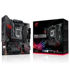 Placa-Mãe Asus ROG Strix B460-G Gaming, Intel LGA 1200, mATX, DDR4 R$1000