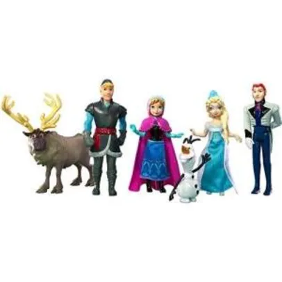 [AMERICANAS] Bonecos Disney Frozen 6 Bonecos Mini Mattel - R$62