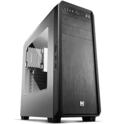 Gabinete NOX HUMMER Janela lateral em Acrílico USB 3.0 NXHUMMERZS - R$110