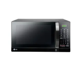 Micro-ondas LG Easy Clean Grill Quartzo Preto 30L