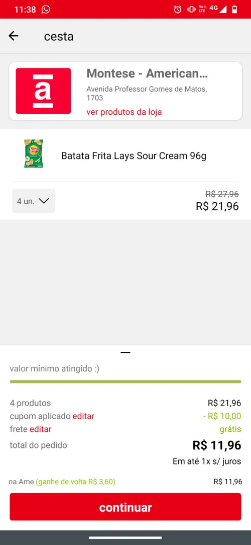 Imagen na descrição da promoção