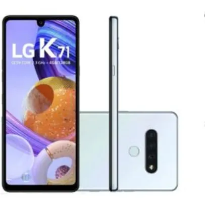 Smartphone LG K71 Branco Tela de 6.8" R$1529