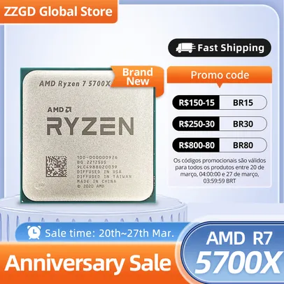 Processador RYZEN 7 5700x NOVO