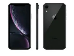 Iphone XR 64GB Tela Retina LCD 6.1" iOS 12 Preto - Apple - R$2878